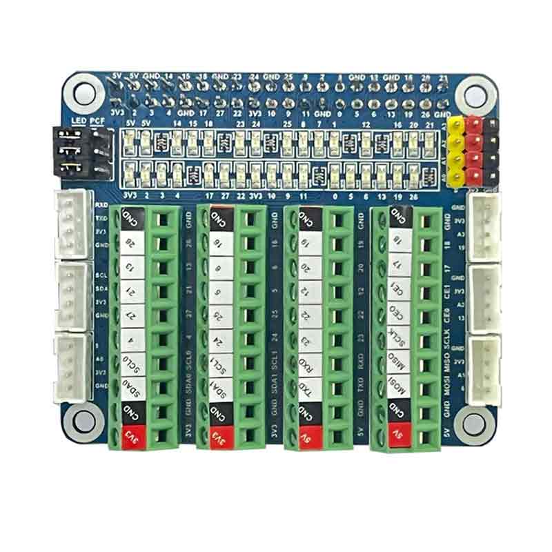 Raspberry Pi PCF8591 expansion board LED GPIO IO test ADC/DCA Sensor Beginner board