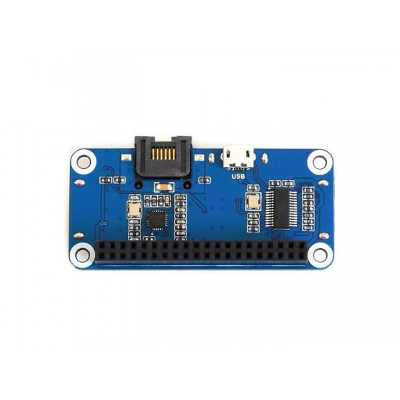 Raspberry Pi Ethernet / USB HUB HAT, 1x RJ45, 3x USB