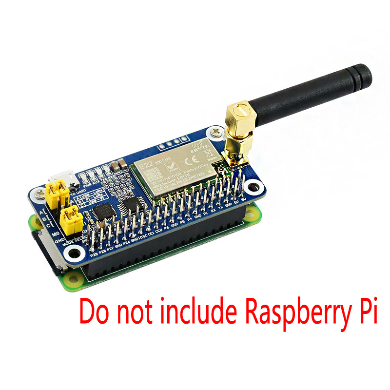 Raspberry Pi SX1262 LoRa HAT, 915MHz Frequency Band