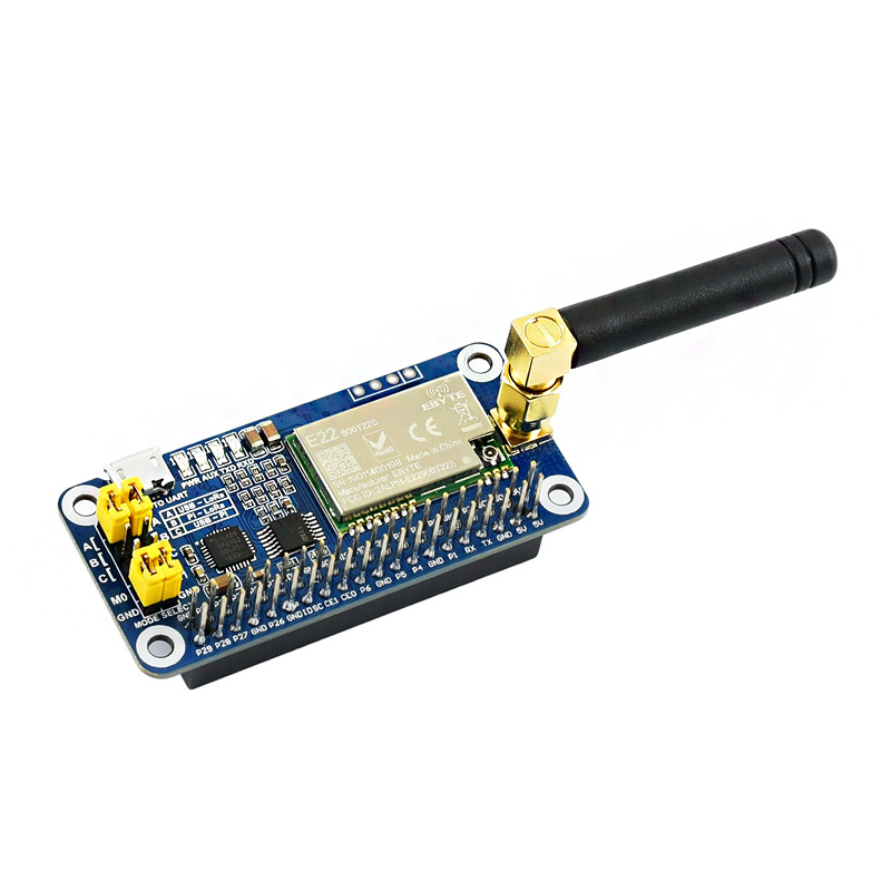 Raspberry Pi SX1262 LoRa HAT, 915MHz Frequency Band
