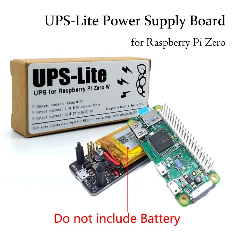 Raspberry Pi Zero UPS Lite Power Supply Board Power Battery power i2c MAX17040G indicator Also For Zero W/2W