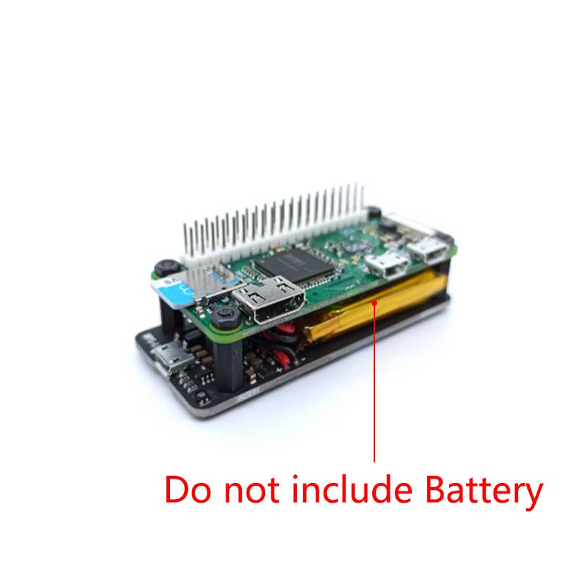 Raspberry Pi Zero W UPS Lite Power Supply Board Power Battery power i2c MAX17040G indicator