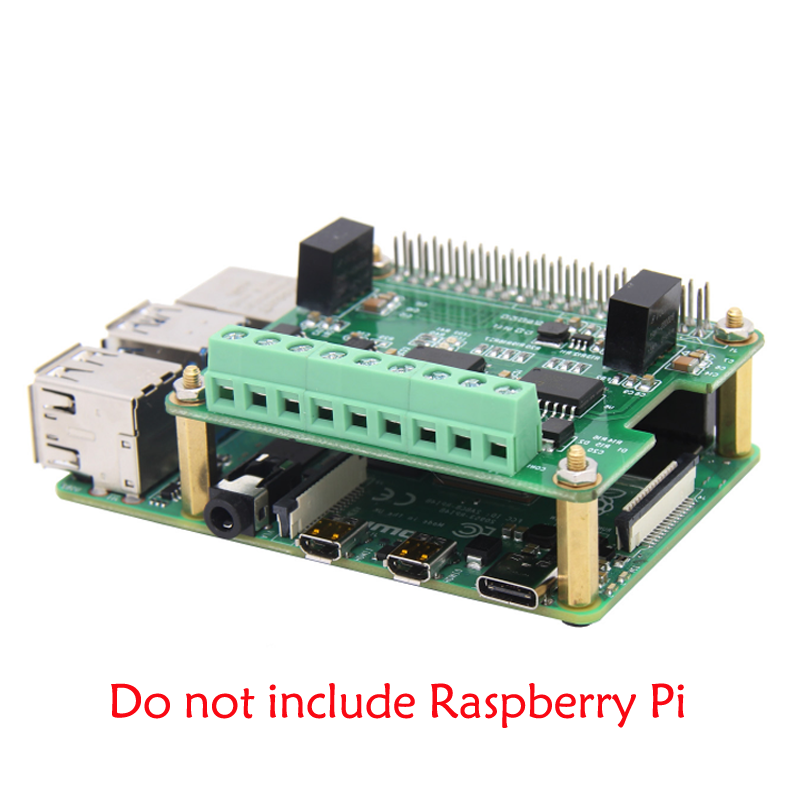 Raspberry Pi 4 Model B RS485 CAN Board for Raspberry Pi 4B/3B+/3B/2B/Zero/Zero W
