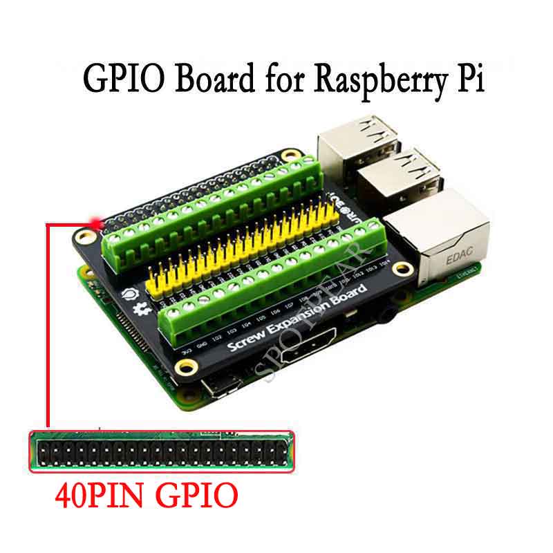 Raspberry Pi GPIO Expansion Board Double Row Terminal Expansion Module Screw Expansion Board