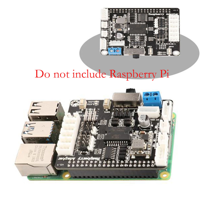 Raspberry Pi Servo Expansion Board Development Board Programming Robot Kit