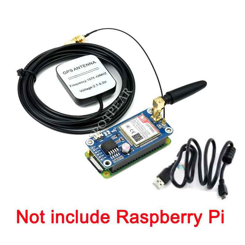 Raspberry Pi SIM7000G NB IoT / Cat M / EDGE / GPRS HAT GNSS Global Band