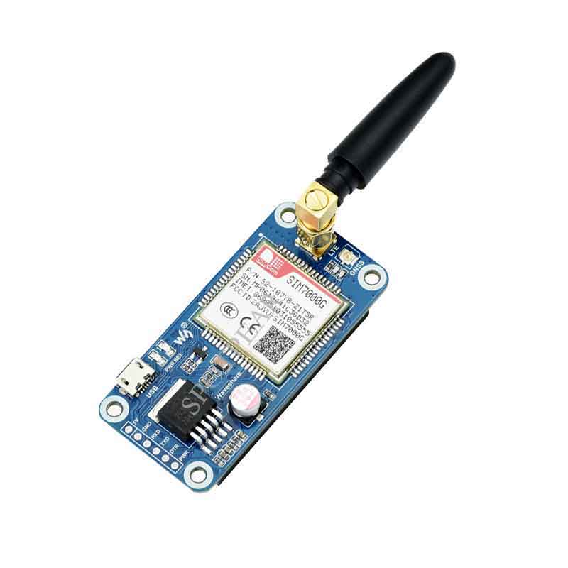 Raspberry Pi SIM7000G NB IoT / Cat M / EDGE / GPRS HAT GNSS Global Band