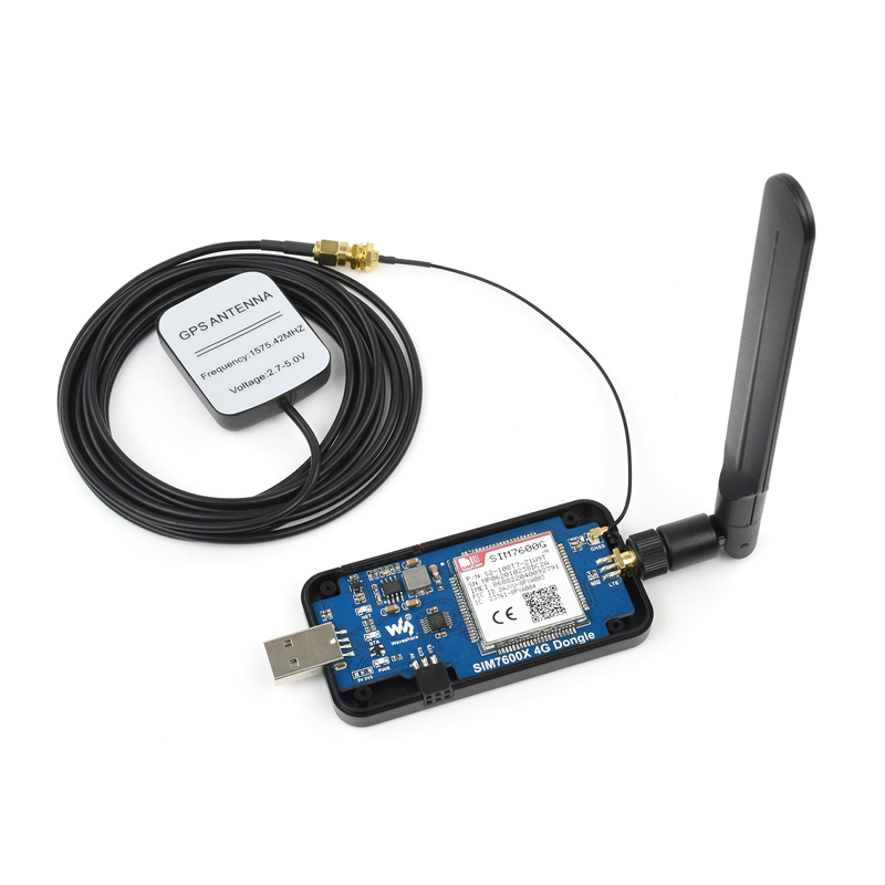 Raspberry Pi SIM7600G H 4G DONGLE, GNSS Positioning, Global Band Support