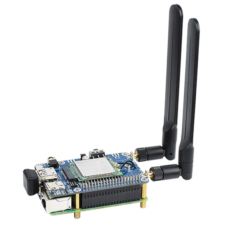 Raspberry Pi SIM7600G H M.2 4G HAT LTE CAT4 High Speed, 4G/3G/2G, GNSS, Global Band