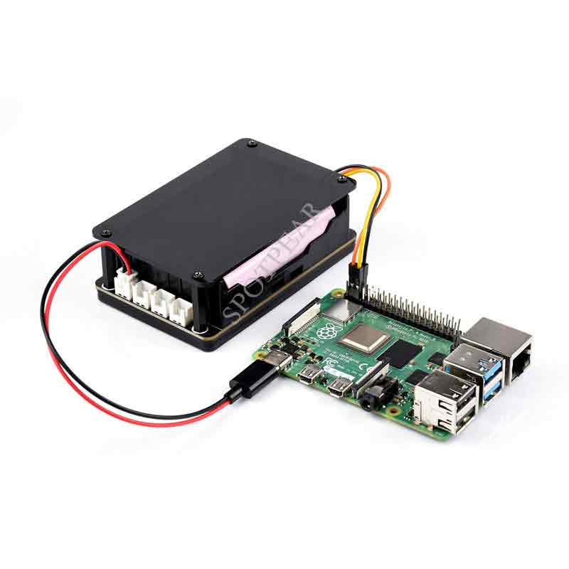Raspberry Pi Uninterruptible Power Supply Module Supports charging And Power output at the same