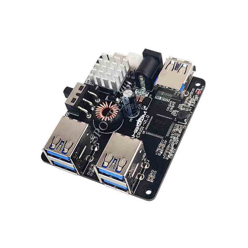 Raspberry Pi expanding board USB3.0 HUB HAT also for Jetson Nano or other computer pc