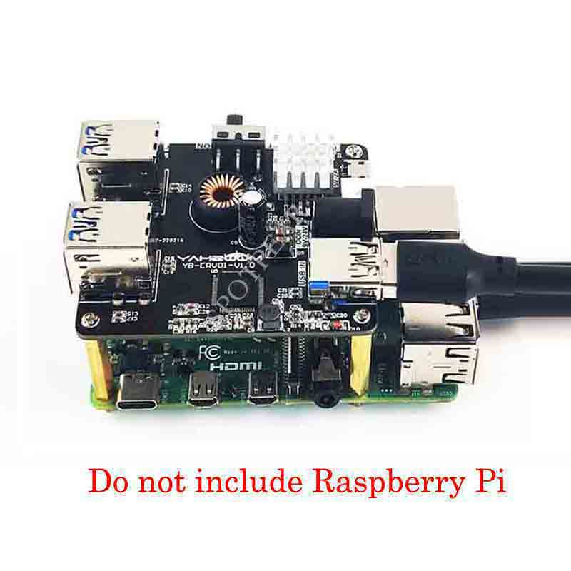 Raspberry Pi expanding board USB3.0 HUB HAT also for Jetson Nano or other computer pc