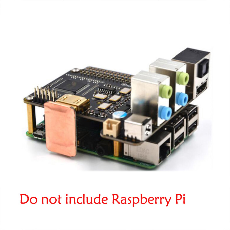 Raspberry Pi B+/2/3 model B ESS Sabre HIFI Expansion Board X6000 8.0CH HiFi HAT