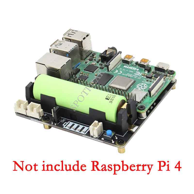 Raspberry Pi 4 Model B 4B Lithium Battery 18650 UPS Expansion Board X703 V1.2 uninterruptible power