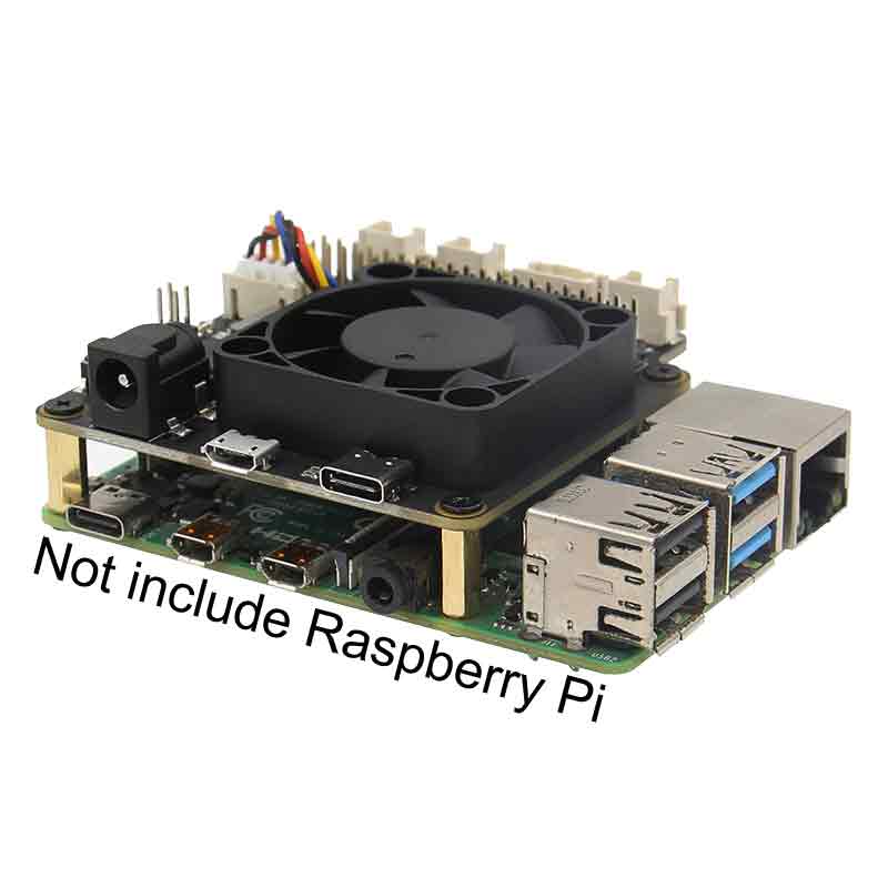 Raspberry Pi 4 Model B 4B/3B+/3B Fan X735 V3.0 PWM Fan Power Output