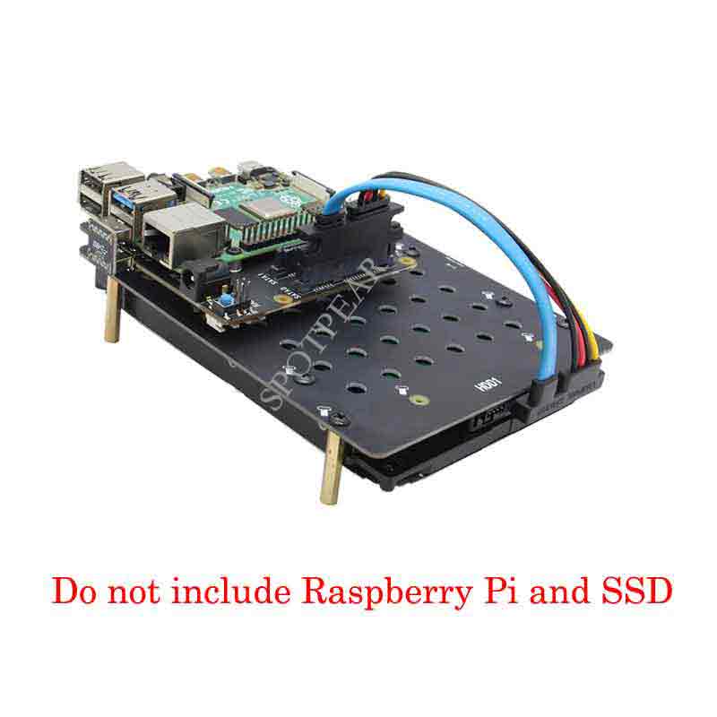 Raspberry Pi 4 model B 4B X880 V1.1 Dual SATA Gen3 HDD Shield Storage Expansion Board