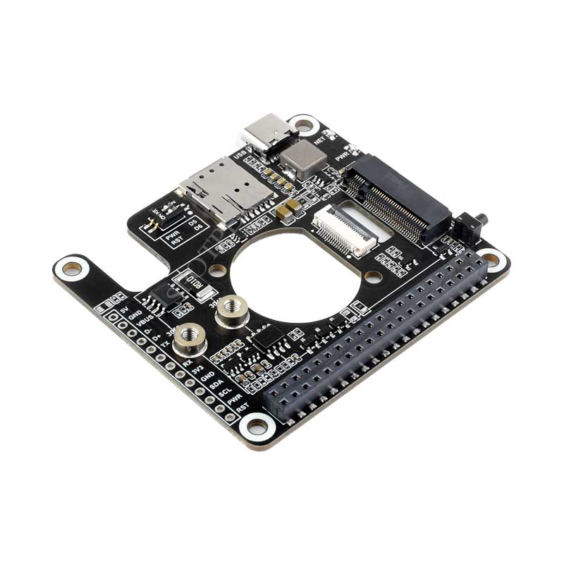 Raspberry Pi 5 PCIe to M.2 5G/4G/3G HAT With RM502Q-AE