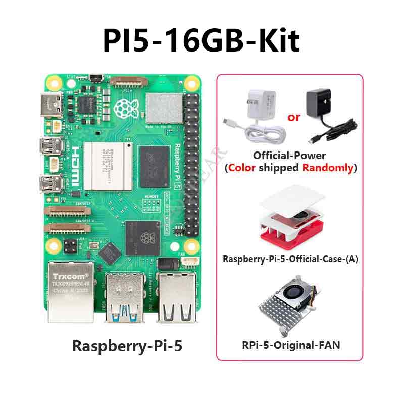 Raspberry Pi 5 Model - 2GB / 4GB / 8GB / 16GB RAM