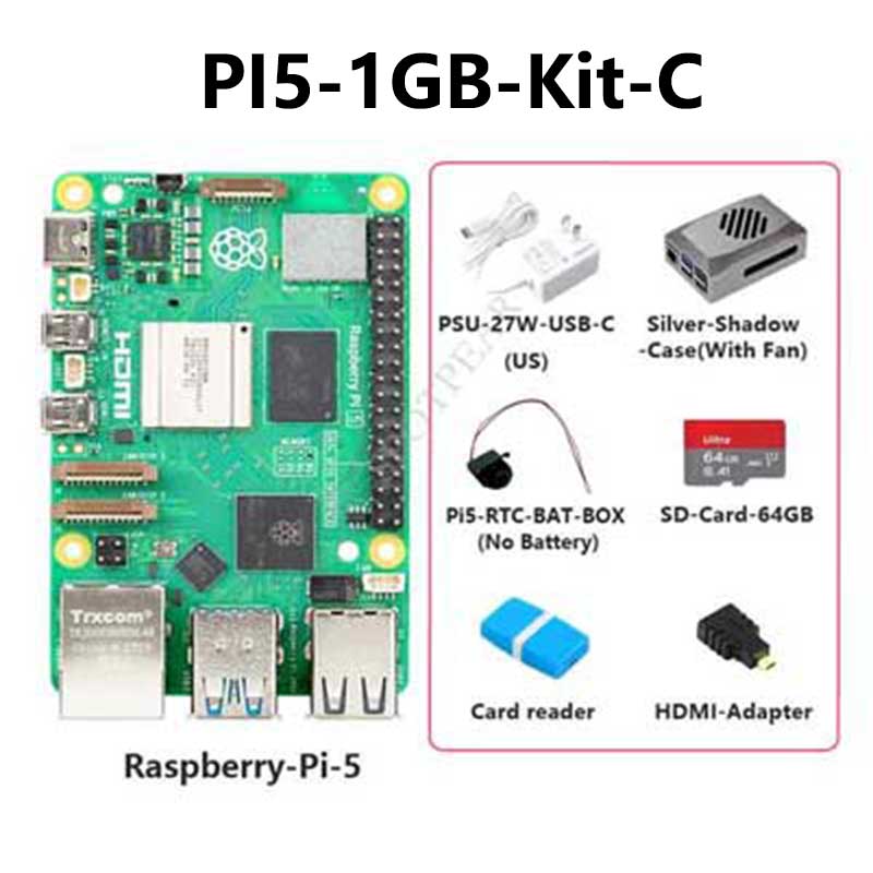 Raspberry Pi 5 Model - 1GB / 2GB / 4GB / 8GB / 16GB RAM