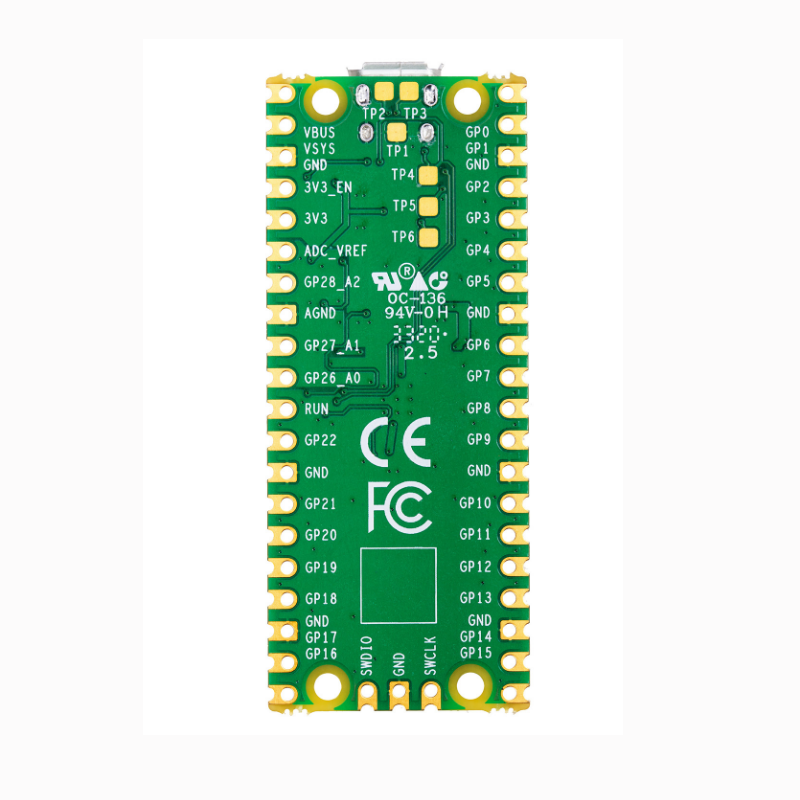 Raspberry Pi Pico High Performance Microcontroller Board with Flexible Digital Interfaces