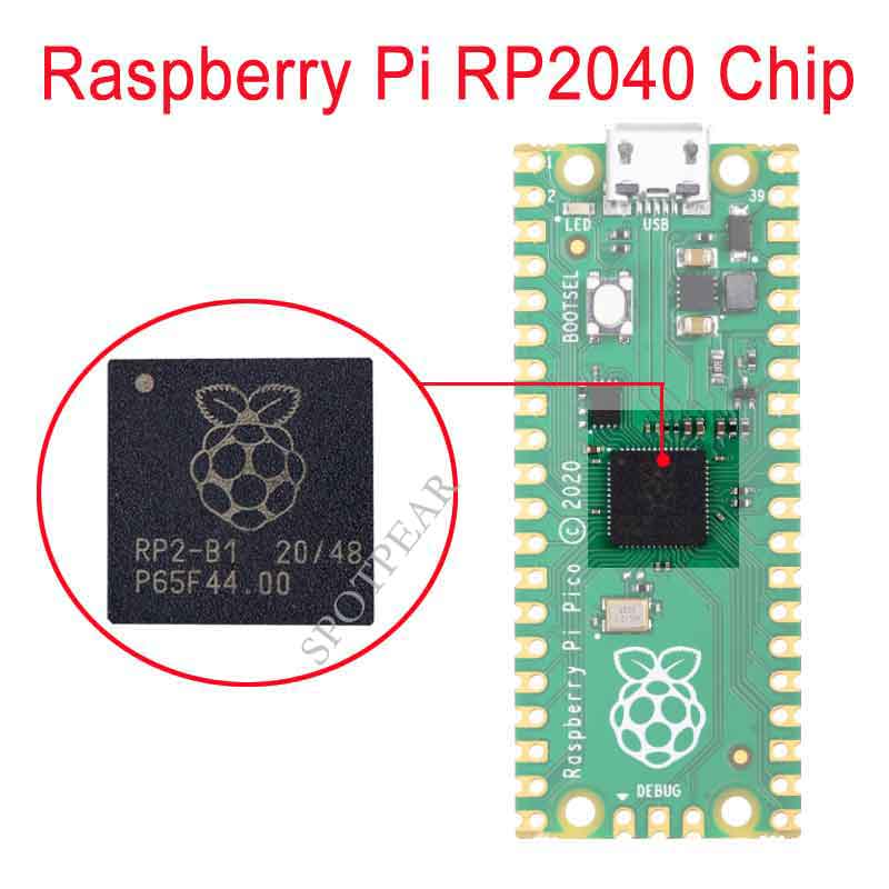 Raspberry Pi Pico master chip RP2040 built in 264KB memory