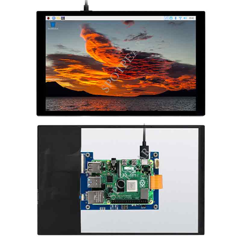 Raspberry Pi 10.1inch Capacitive Touch Screen MIPI DSI LCD 1280 × 800 IPS Display