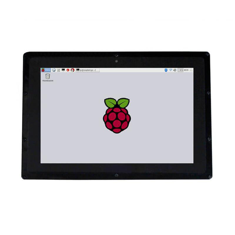 Raspberry Pi 10.1inch Capacitive Touch Screen LCD (B) with Case compatible with HDMI