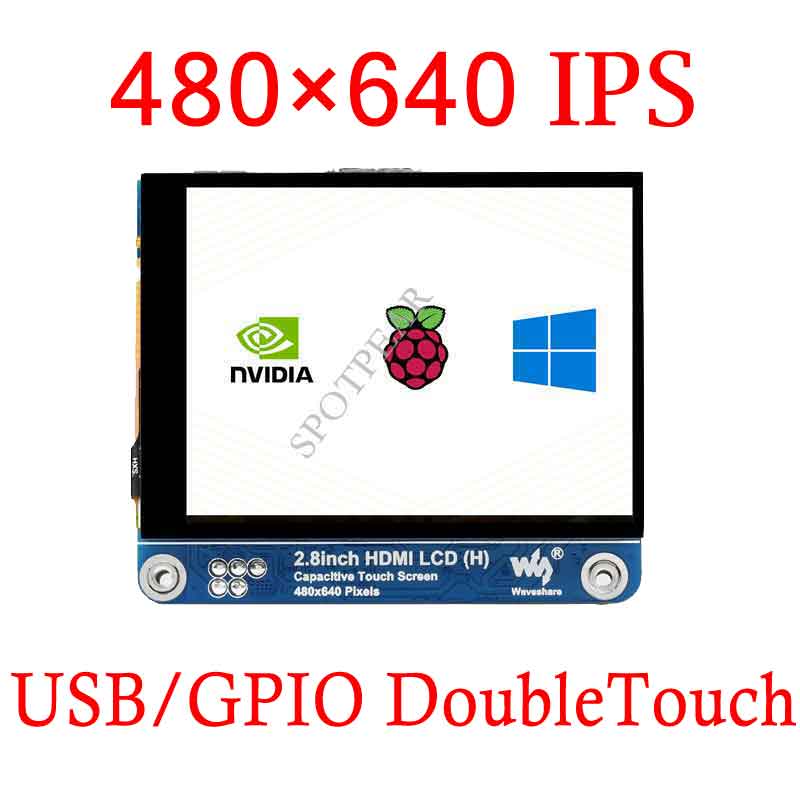 Raspberry Pi 2.8inch HDMI LCD 480×640 2.8 inch capacitive touch screen display compatible with HDMI