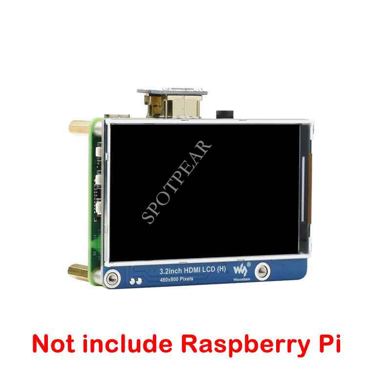 Raspberry Pi Screen 3.2 inch LCD HDMI 3.2inch 480x800 IPS display also for other mini Computer compa