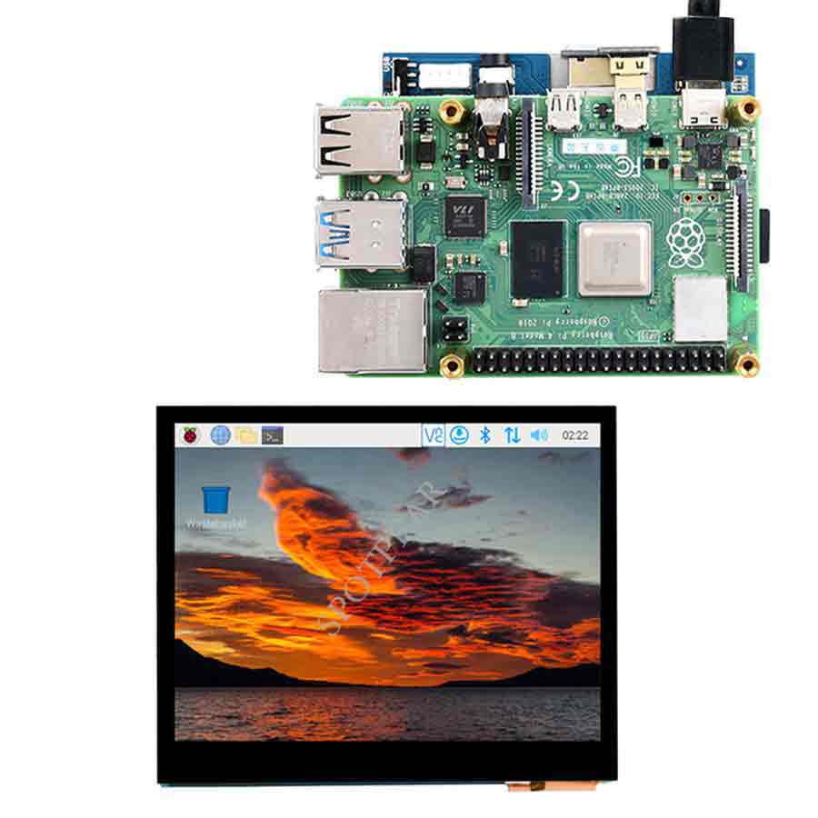 Raspberry Pi 3.5inch Capacitive touchscreen 3.5 inch display IPS touch screen compatible with HDMI