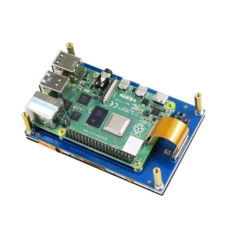 Raspberry Pi 4.3inch Capacitive Touch Display, DSI Interface, 800×480