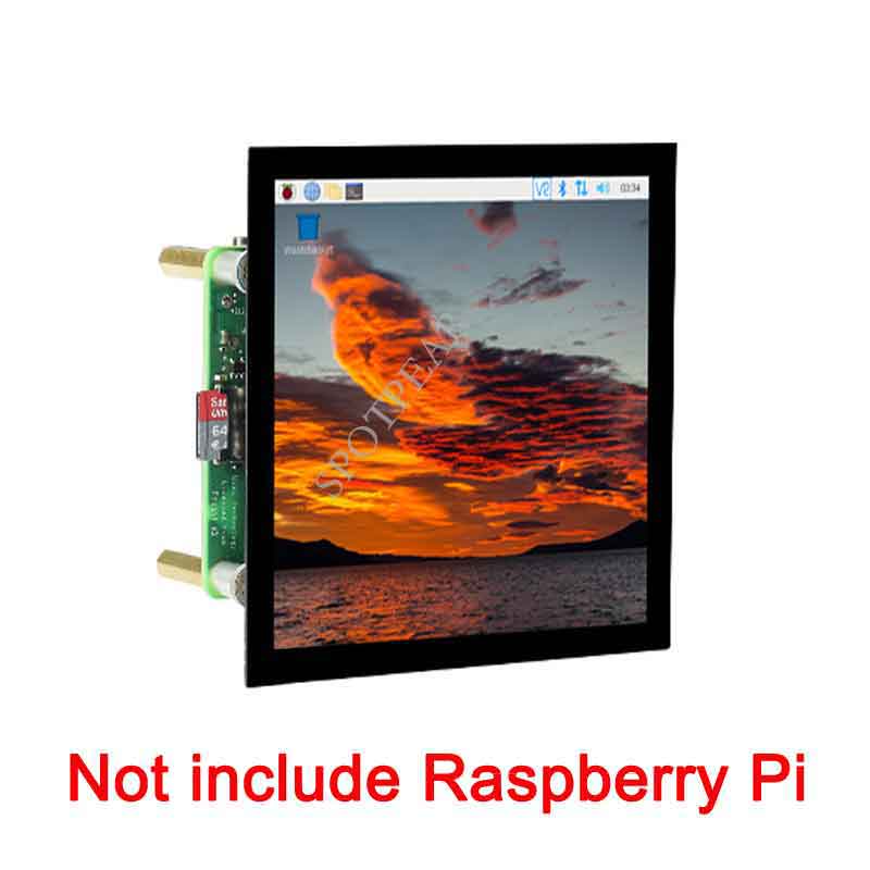 Raspberry Pi 4inch HDMI LCD 720×720 4 inch capacitive touch screen display compatible with HDMI