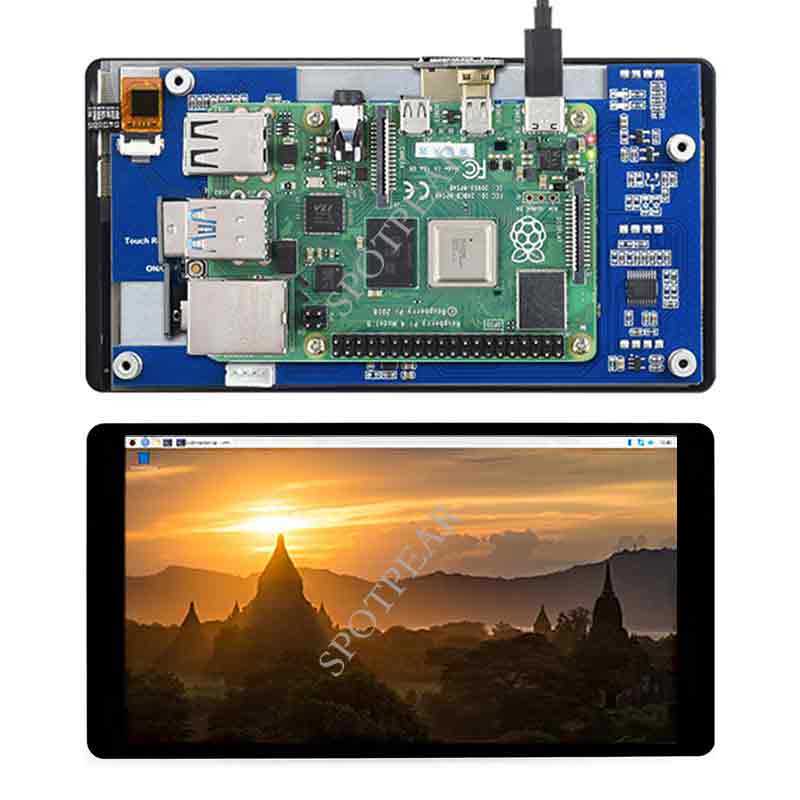 Raspberry Pi 5.5 inch 2K LCD Display 1440×2560 Touch Screen MIPI TO HDMI-compatible for computer PC