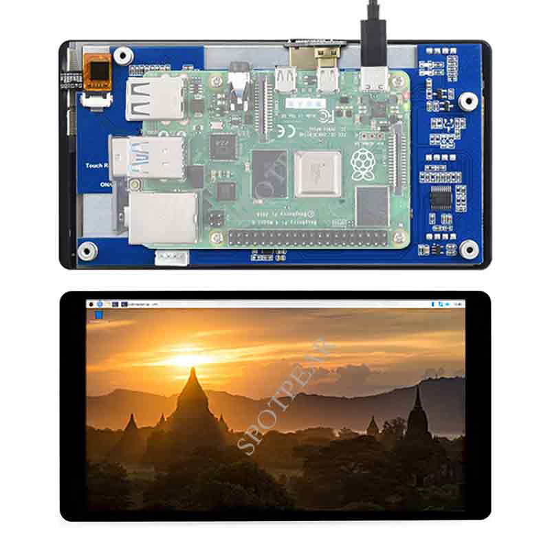 Raspberry Pi 5.5 inch 2K LCD Display 1440×2560 Touch Screen MIPI TO HDMI compatible for computer PC