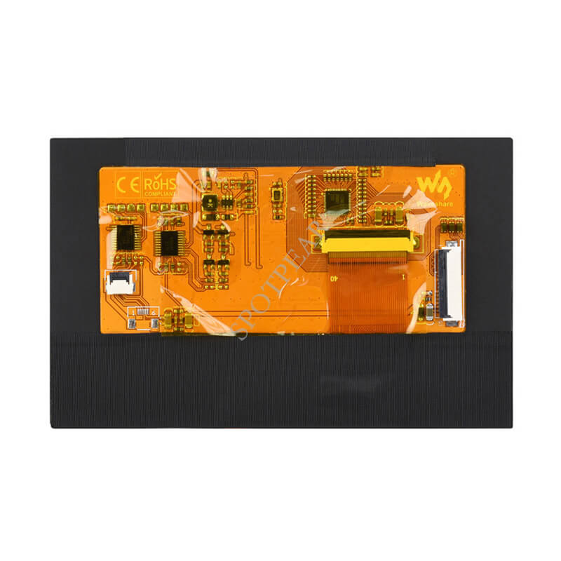 Raspberry Pi 5inch DSI Display Screen MIPI DSI LCD IPS 800 × 480 Capacitive Touch Function Optional