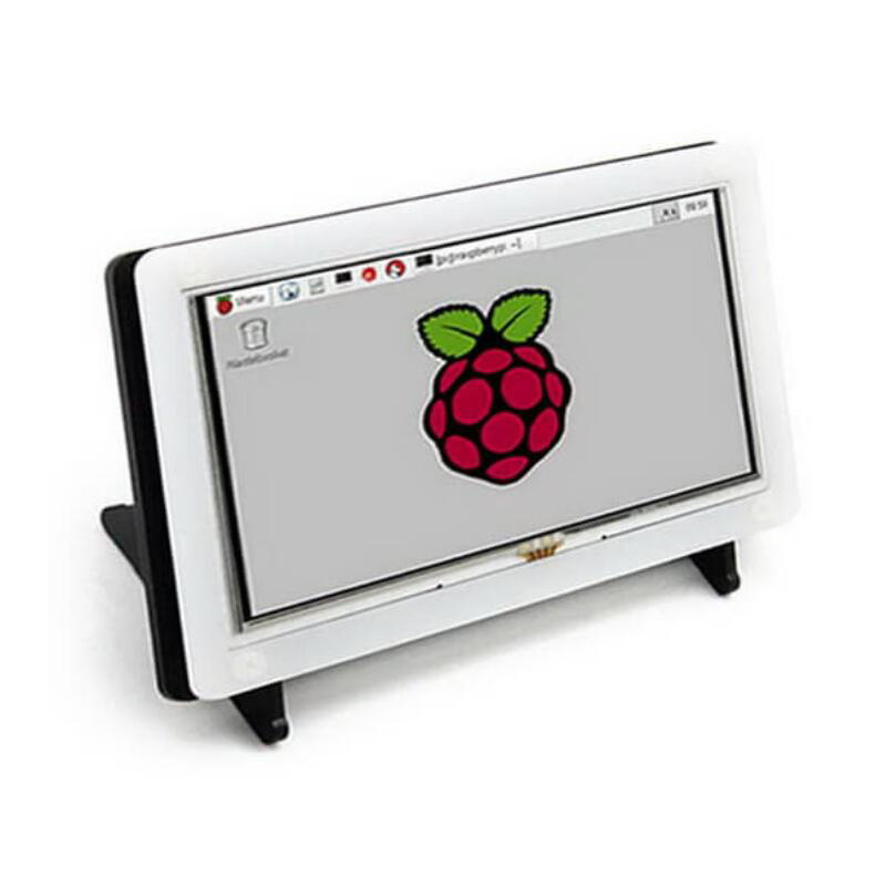Raspberry Pi 5inch HDMI LCD (B) + Bicolor case compatible with HDMI