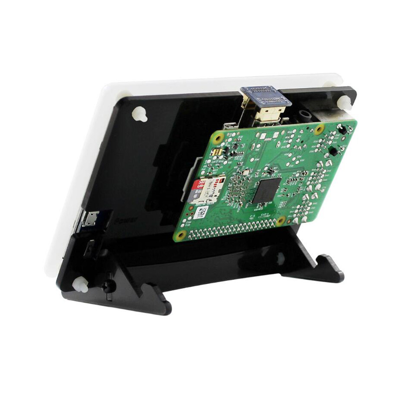 Raspberry Pi 5inch HDMI LCD + Bicolor case compatible with HDMI