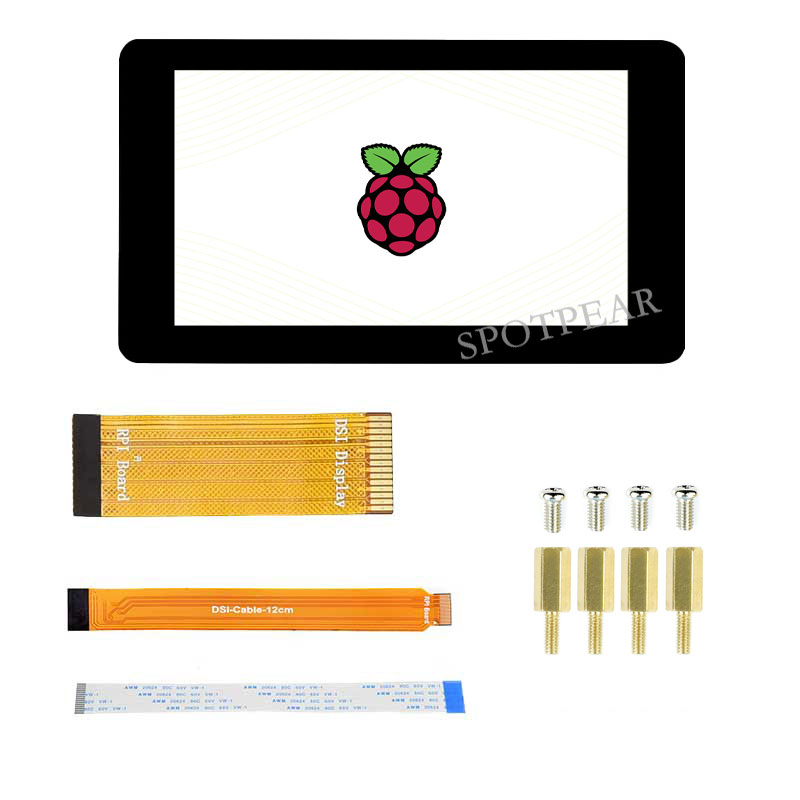 Raspberry Pi 7inch DSI LCD Display MIPI IPS 800x480 Capacitive TouchScreen