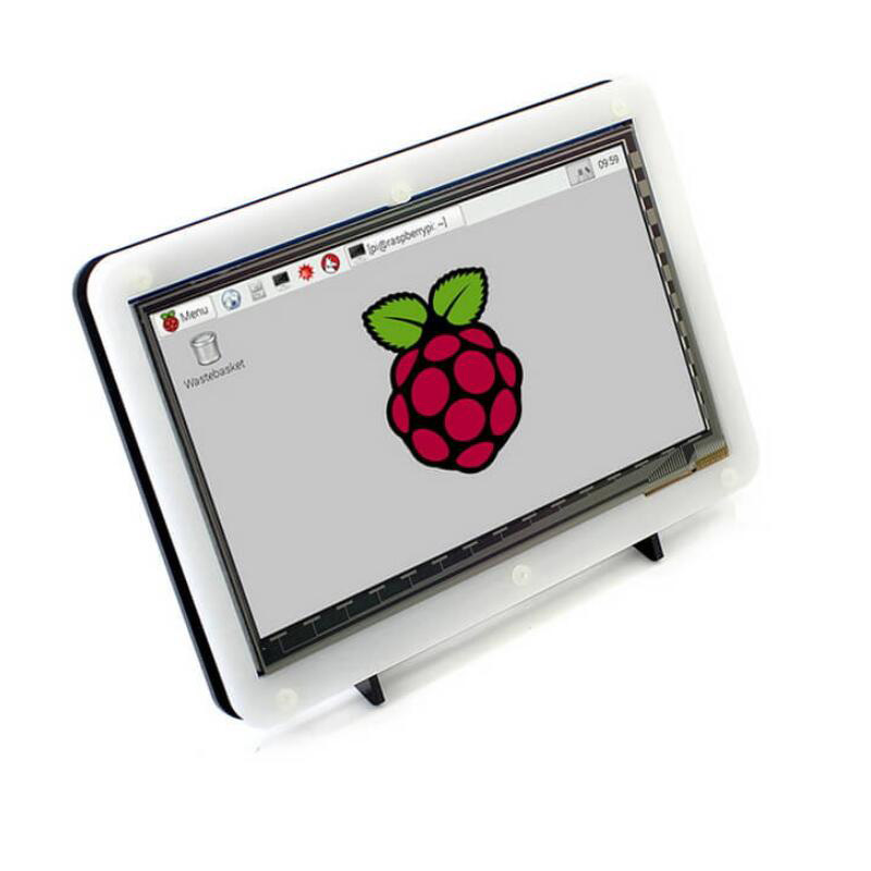 Raspberry Pi 7inch HDMI LCD (C)  with Bicolor Case, 1024×600, compatible with HDMI