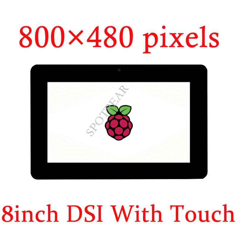 Raspberry Pi 8inch DSI Interface LCD 800×480 8 inch Capacitive Touch Display