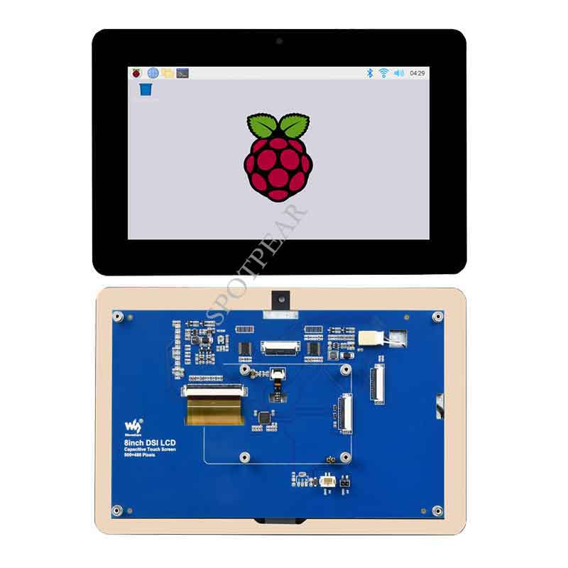 Raspberry Pi 8inch DSI Interface LCD 800×480 8 inch Capacitive Touch Display