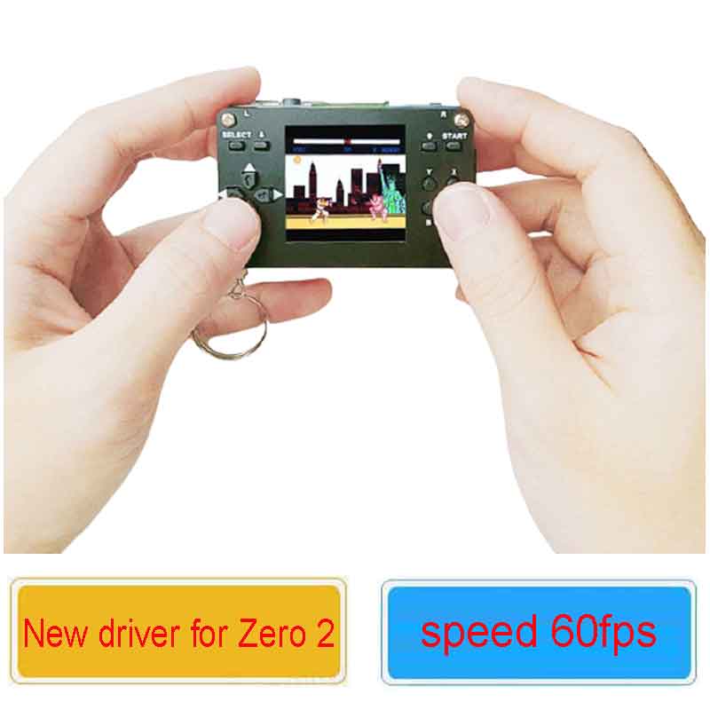 Raspberry pi zero zero 2W Pi0 game kit 1.54inch LCD with case Speaker charge function