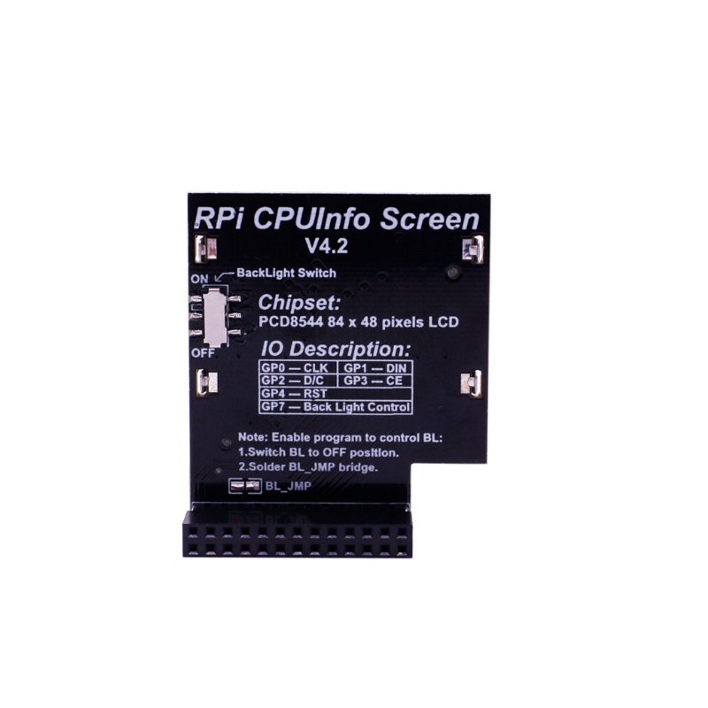 Raspberry Pi 1.6 inch Display Module with Backlight, for raspberry pi Zero/1B/2B/3B /3B+/4B