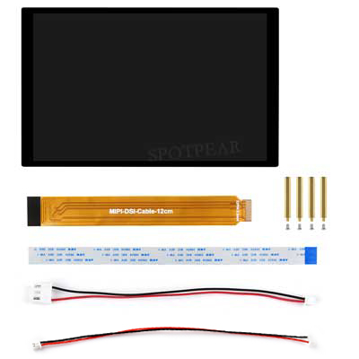 Raspberry Pi 10.1 inch DSI MIPI LCD TouchScreen Display 10.1inch 800x1280 For Luckfox Lyra RK3506/ESP32-P4/Luckfox Omni3576