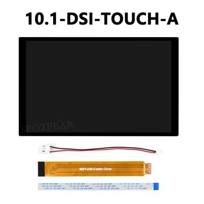 Raspberry Pi 10.1 inch DSI LCD TouchScreen Display 800x1280 Also For RK3576/RK3506/ESP32-P4