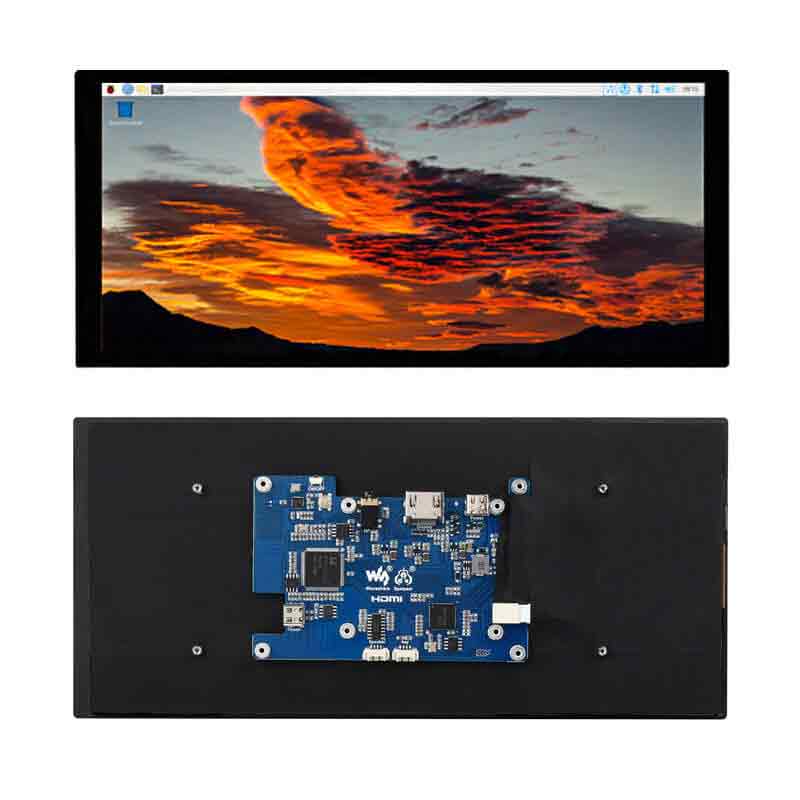 Raspberry Pi 10.4inch QLED Quantum Dot Display Screen Capacitive Touch Screen 1600×720
