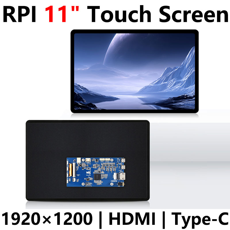 Raspberry Pi 11 inch HDMI LCD Captive TouchScreen Display 11inch 1920x1200 For Jetson Series/Computer PC
