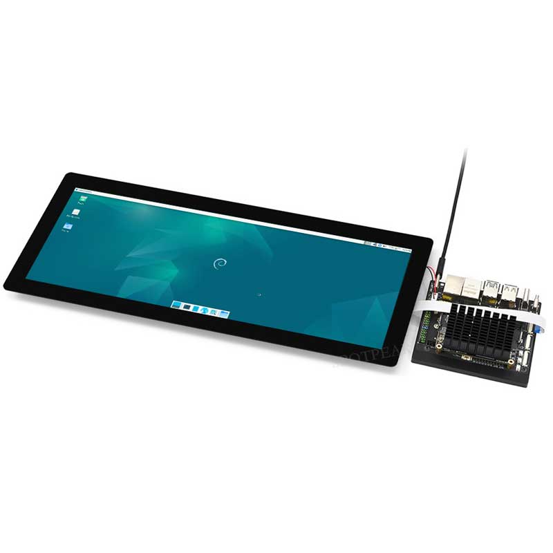 Raspberry Pi 12.3 inch DSI MIPI Display TouchScreen LCD 720x1920 Luckfox Lyra Omni3576 RK3576