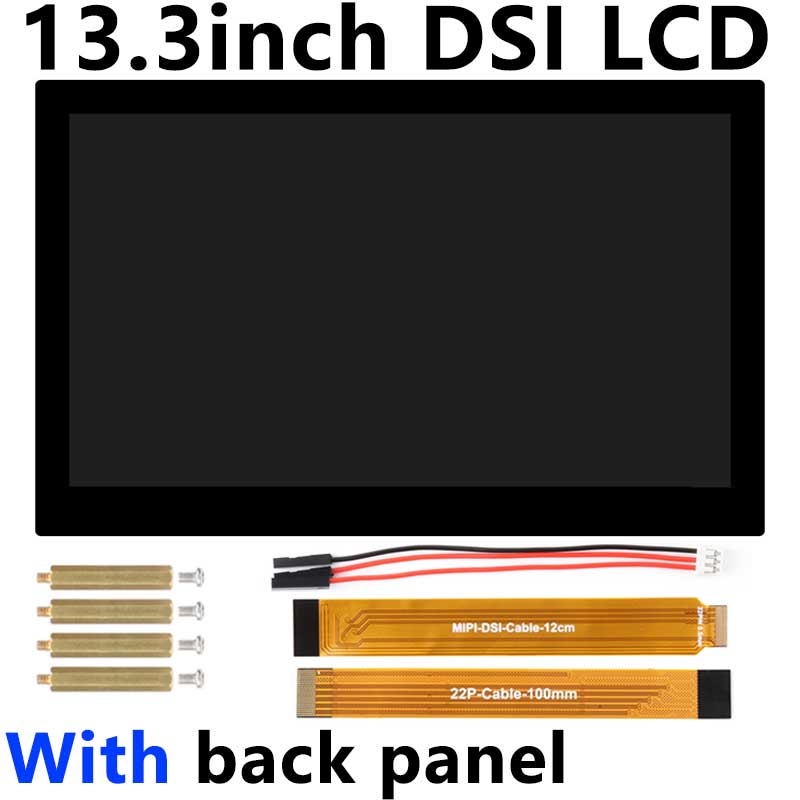 Raspberry Pi 13.3 inch DSI MIPI Display 13.3inch LCD Capacitive TouchScreen 1920x1080