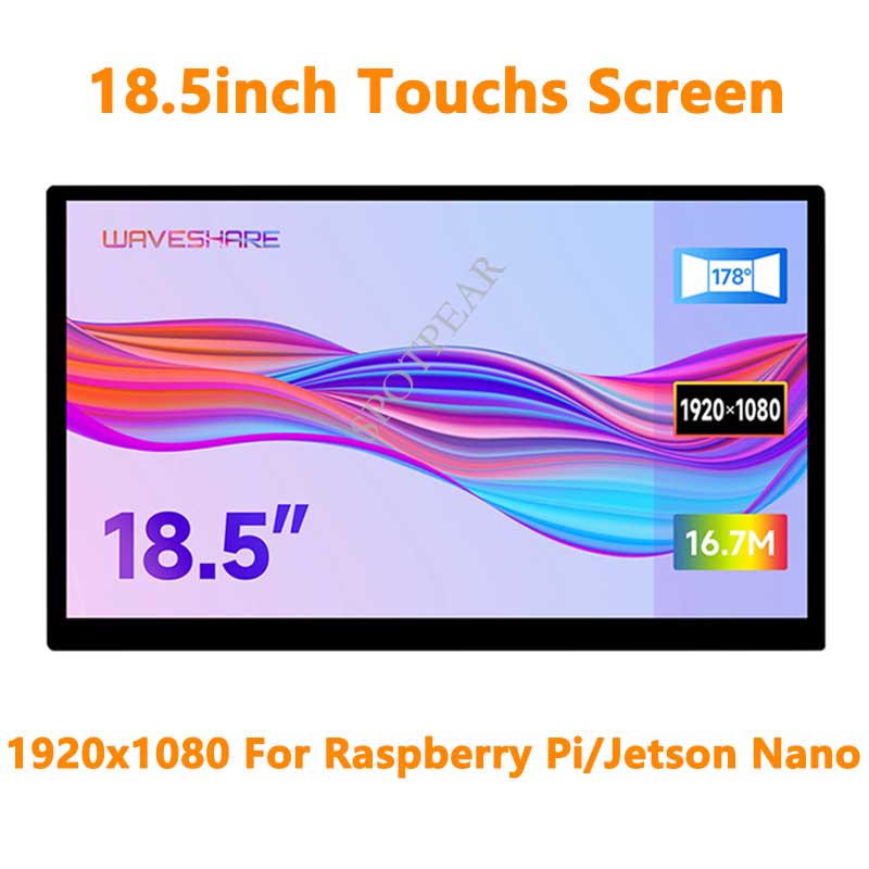 Raspberry Pi 18.5inch FHD LCD 1920x1080 Capacitive TouchScreen Display For Raspberry Pi/Jetson Nano/